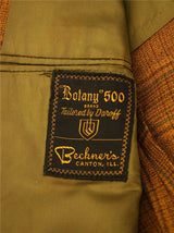 Rust Check True Vintage Botany 500 Jacket