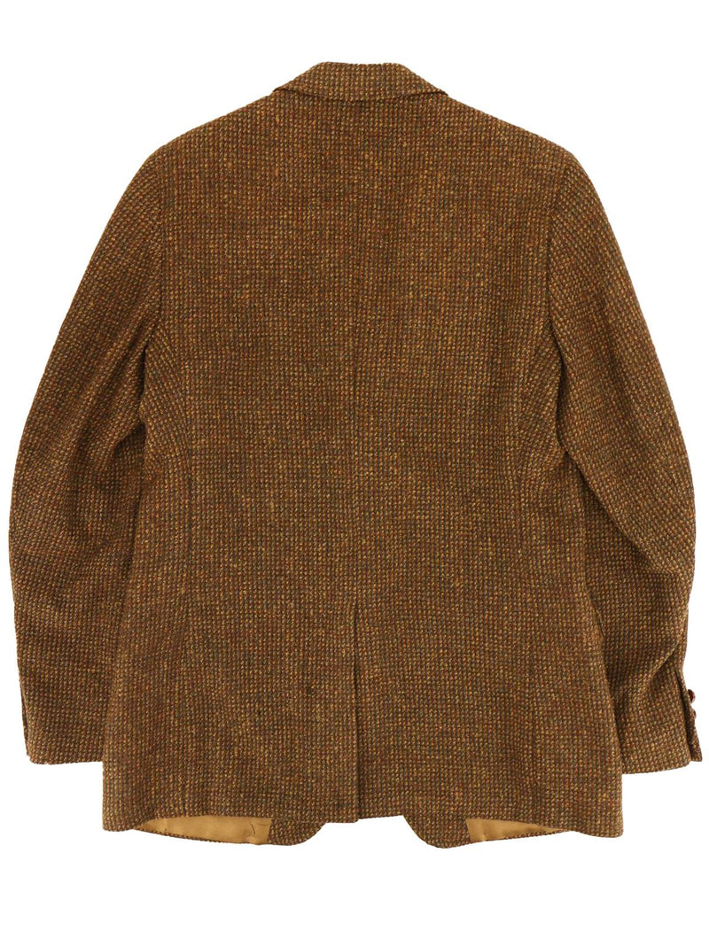 Vintage Bloomgingdales Brown Check Tweed Jacket