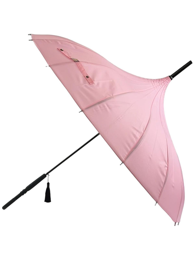 Candy Pink Vintage Pagoda Style Umbrella