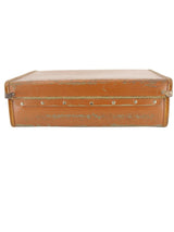 Vintage Small Brown Gents Mid-century Travel Case