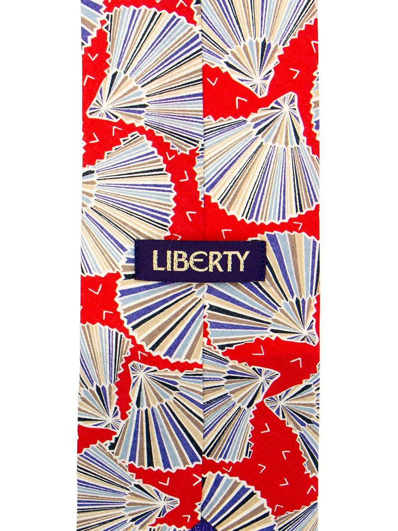 Liberty Deadstock Premium Vintage Tie - Red Fan