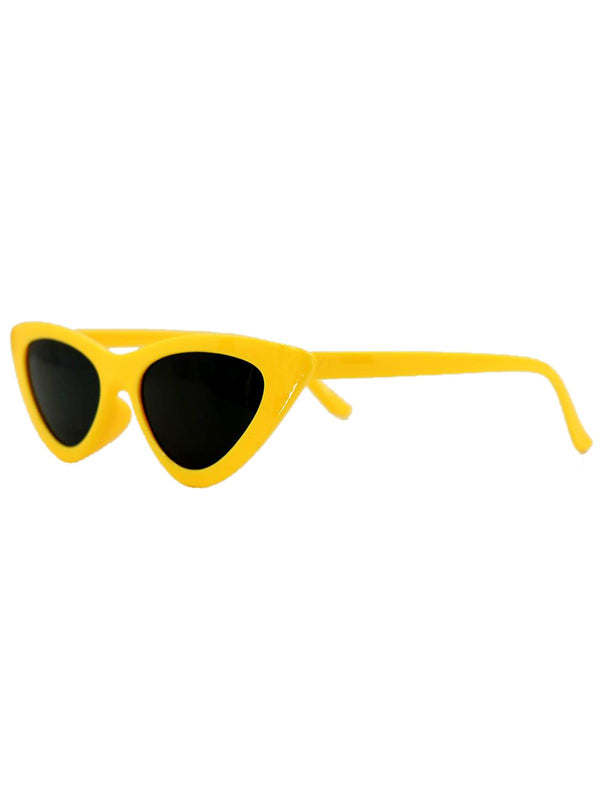 Retro Yellow Catseye Vintage Style Sunglasses