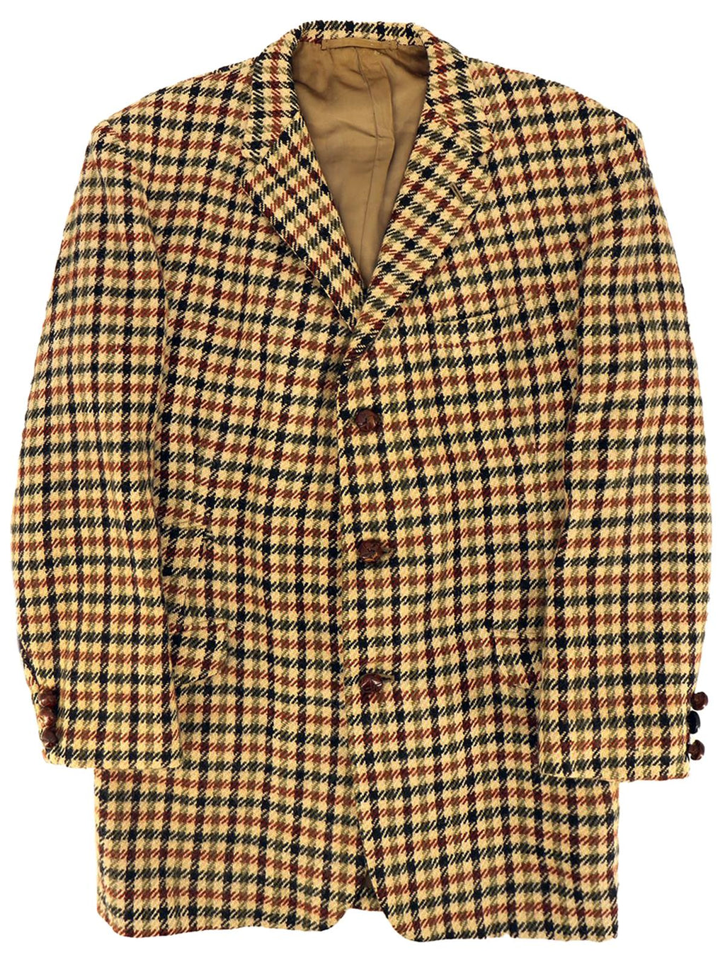 Bold Check Vintage Tweed Jacket – RevivalVintage