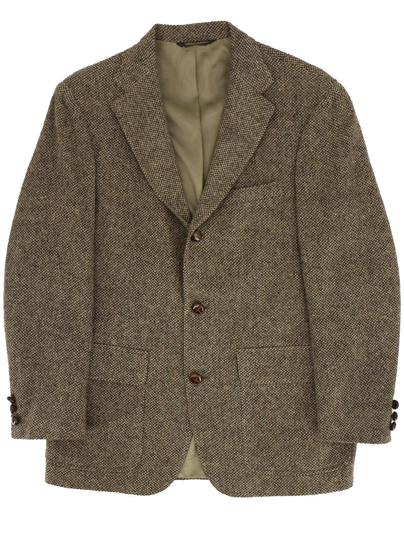 Flecked Grey Tweed Vintage Orvis Sport Jacket