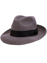 Vintage Grey 1940s Style Mayfair Fedora