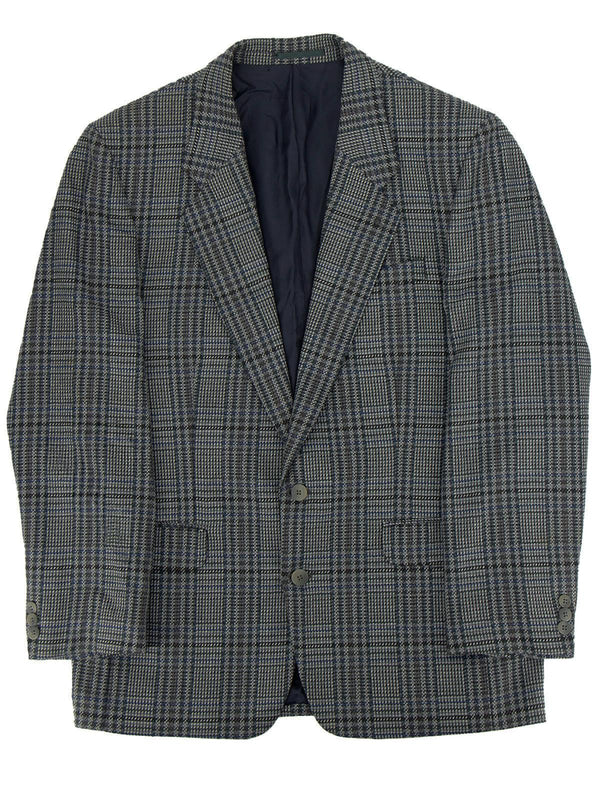 Vintage Dunn & Co. Grey Check Wool Jacket