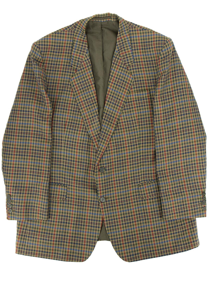 Vintage Centaur 100% Wool Tan Check Jacket