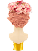 Pink Floral Net Vintage Circlet Hat