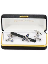 RAF Spitfire Cufflinks & Tie Clip Gift Set