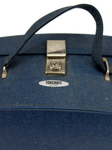 Vintage Antler Foxcroft Blue Vanity Case