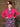Cotton & Merino Vintage Style Daydream Cardigan - Flamingo Pink