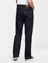 1940s Vintage Style Dark Blue Denim Jeans