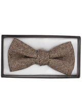 Donegal Tweed Walnut Brown Bow Tie