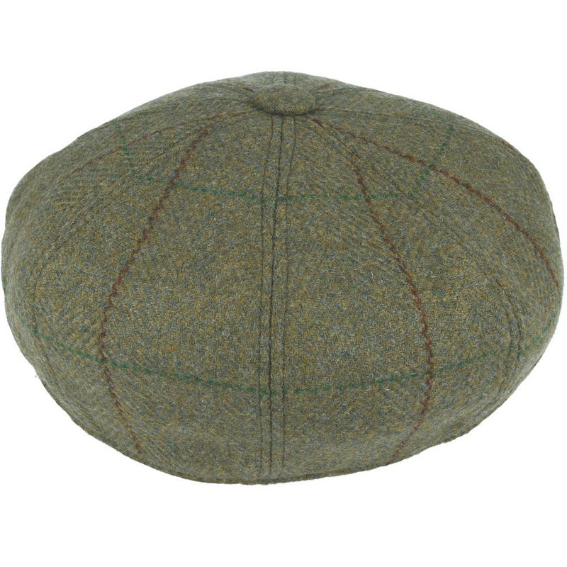 Pure Wool Green Newsboy Cap