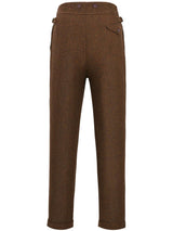 Midcentury Vintage Edwin Trousers in Carob Brown