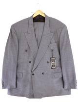 Light Grey 1940s Look Unworn Double Breasted Suit