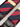 Vintage Albert Thurston Red & Navy Stripe Braces