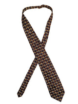 Classic Vintage Tie With Small Repeat Design