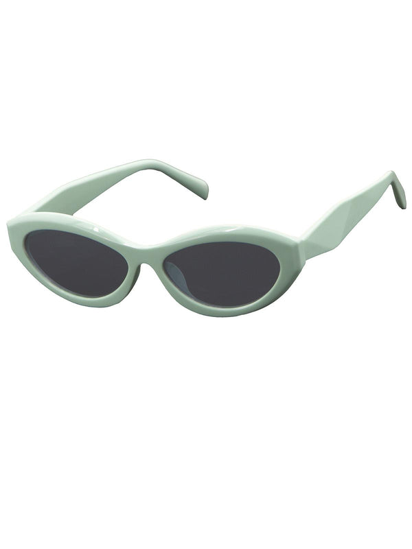 Fifties Rounded Catseye Retro Sunglasses Mint Green