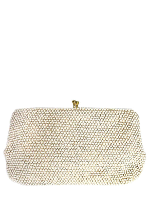 True Vintage Pastel Beaded Clutch Purse