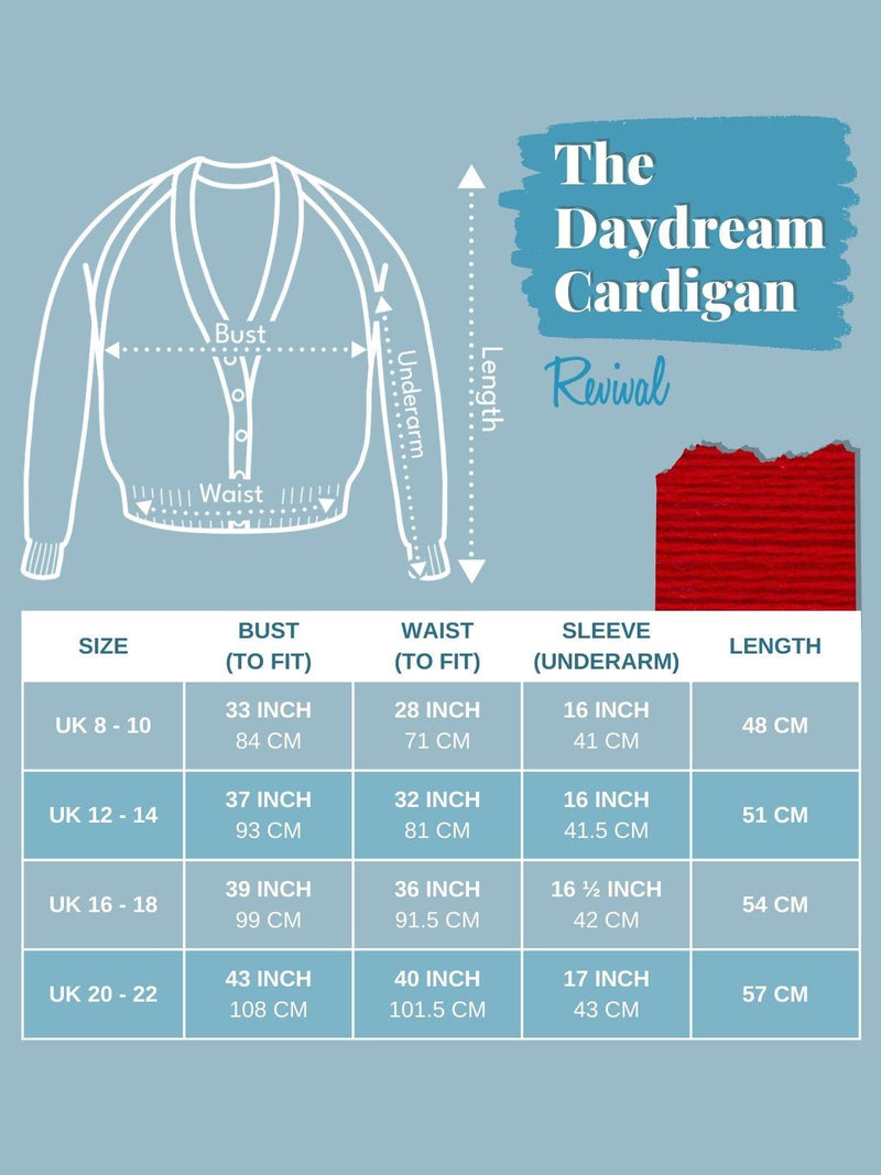 Midcentury Vintage Daydream Cardigan - Lipstick