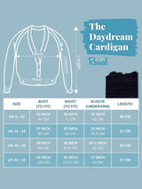 Midcentury Vintage Daydream Cardigan - Night Owl