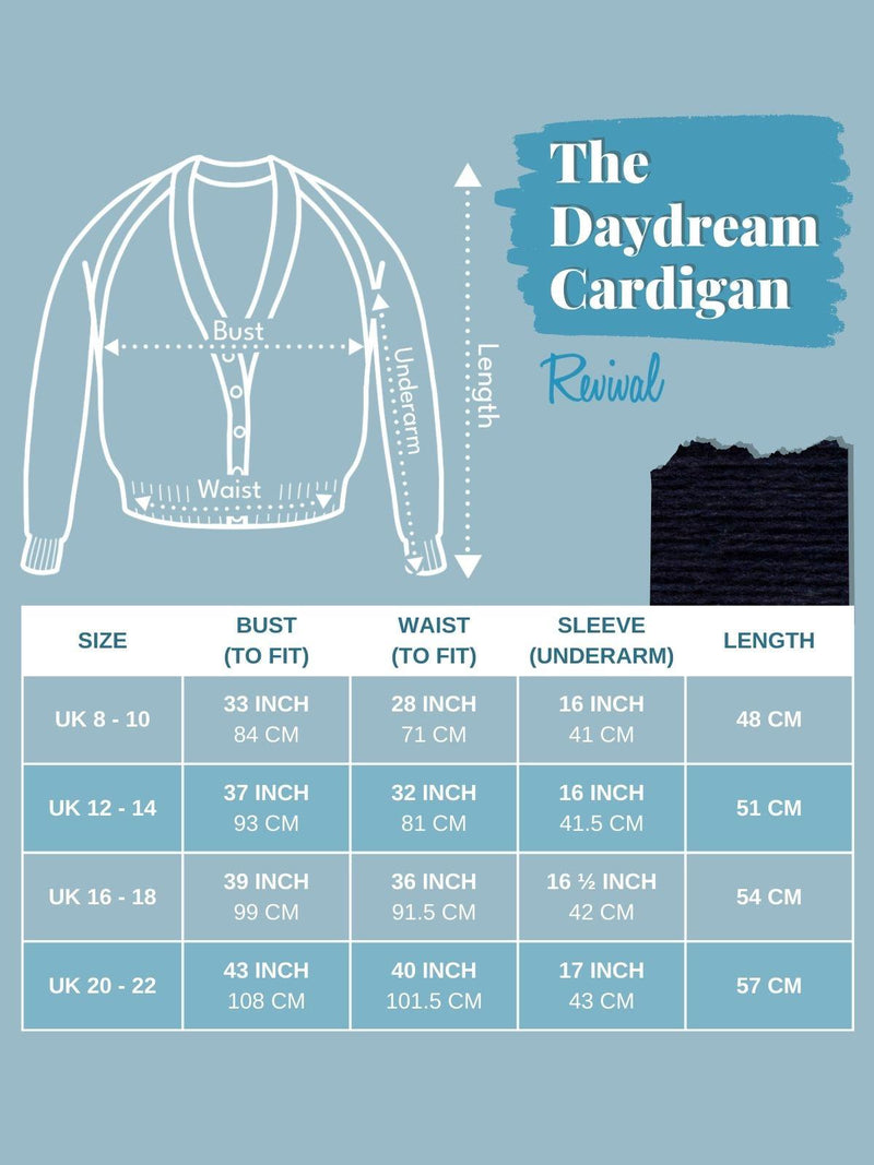 Midcentury Vintage Daydream Cardigan - Night Owl