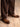 Chestnut Brown Leather Vintage Style Brogue Shoes