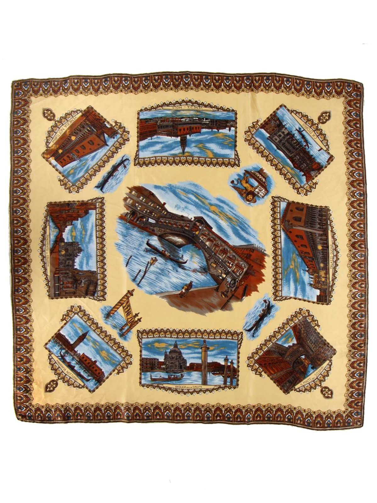 Italian Souvenir Venice Print Vintage Scarf – RevivalVintage