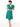 1940s Style Green Polka Dot Tea Dress