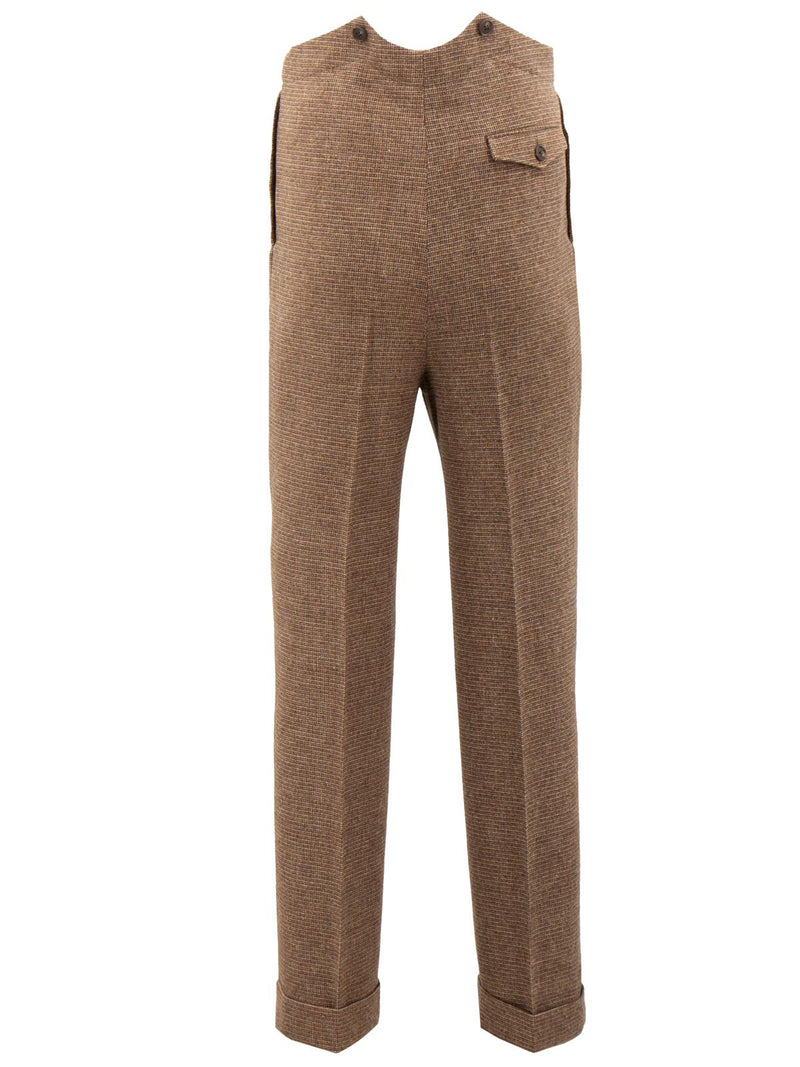 Socialite Countryman Tweed Wool Fishtail Trousers - Bruar