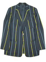 Stripe Vintage Boating Blazer With Patch Pockets