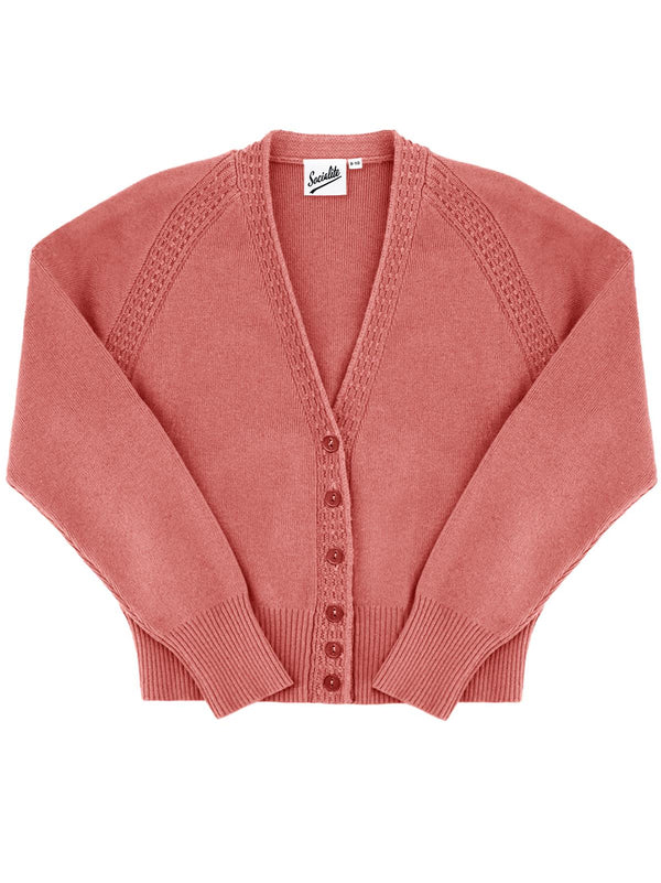 Midcentury Vintage Daydream Cardigan - Bubble Gum