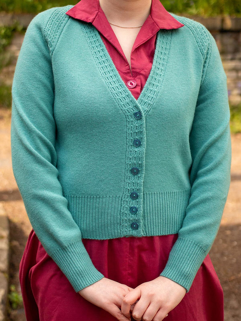 Midcentury Vintage Daydream Cardigan in Jitterbug