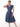 Airforce Blue 1950s Vintage Inspired Swing Dress