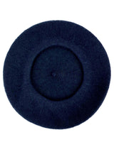 Navy Blue Vintage Style Pure Wool Beret