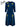 MEND - UK18 - 1940s Vintage Beau Belle Embroidered Dress- Blue
