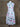 1950s Vintage Pink & Grey Flower Print Dress