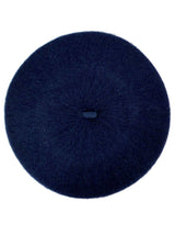 Navy Blue Vintage Style Pure Wool Beret