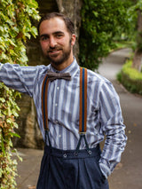 Donegal Tweed Walnut Brown Bow Tie