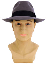 Vintage Grey 1940s Style Mayfair Fedora