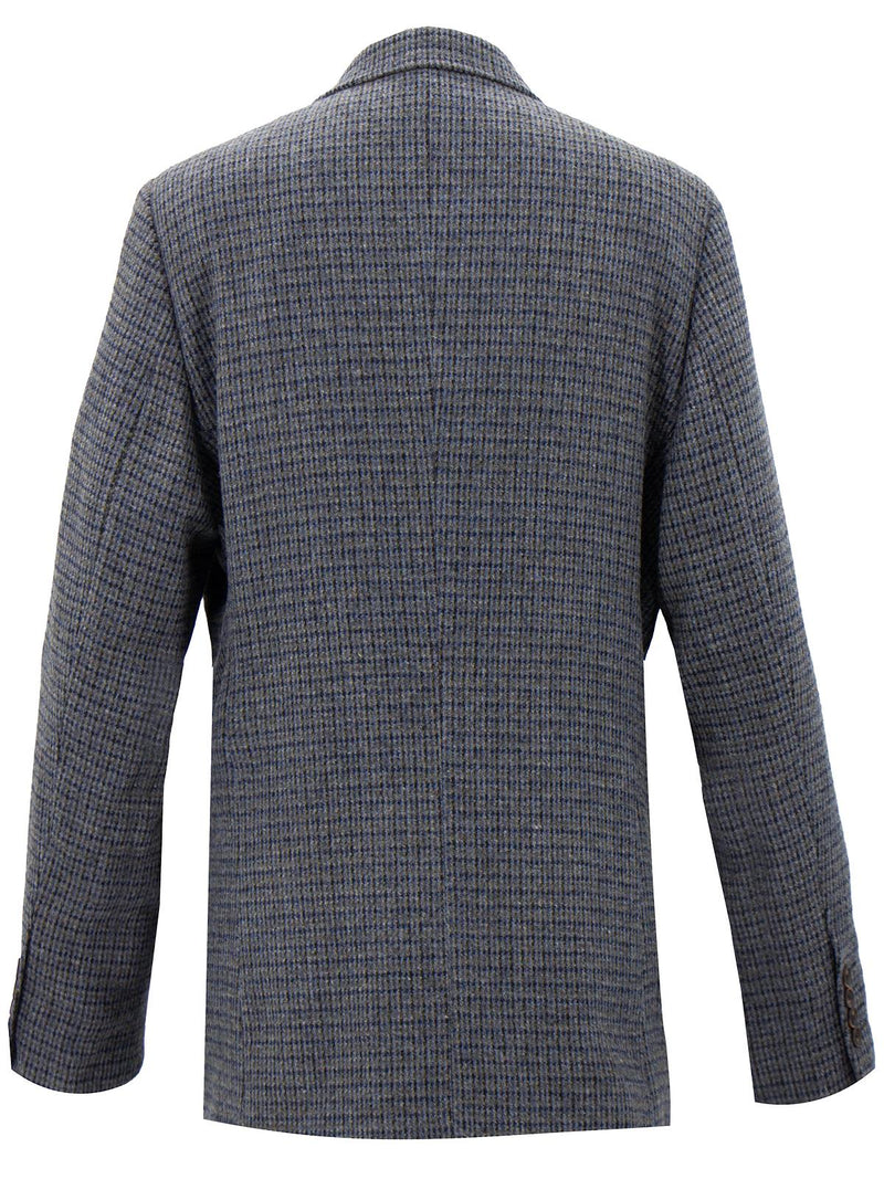 Countryman Check Tweed Jacket - Shingle Blue