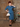 1940s Polka Dot Vacation Skirt Suit - Mariner Blue
