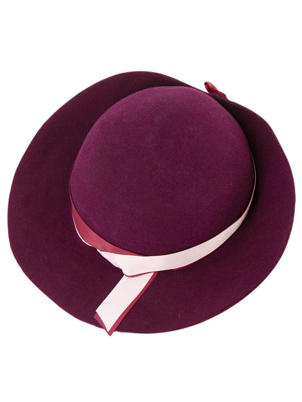 Mulberry 1940s Vintage Style Tilt Hat