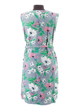 1950s 1960s Floral Terry Towelling Beach Dress