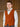 1940s Style Rufus Knitted Waistcoat - Russet