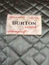 Burton Breakwater Taupe Vintage Rain Trench Coat