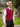 Archie Mid Century Sleeveless Pullover - Dark Red