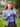 Cherish 1950s Wool Blend Twinset - Pixie Blue