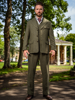 2 Piece Suit Bundle Clubman - Moss Green